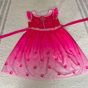 Paw patrol Skye girls dress. Pink. Size 7.